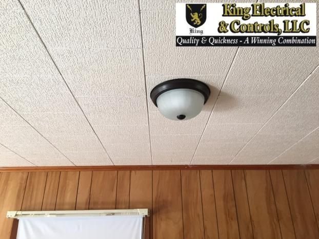 A recent led lighting installation job in the Lafayette, LA area